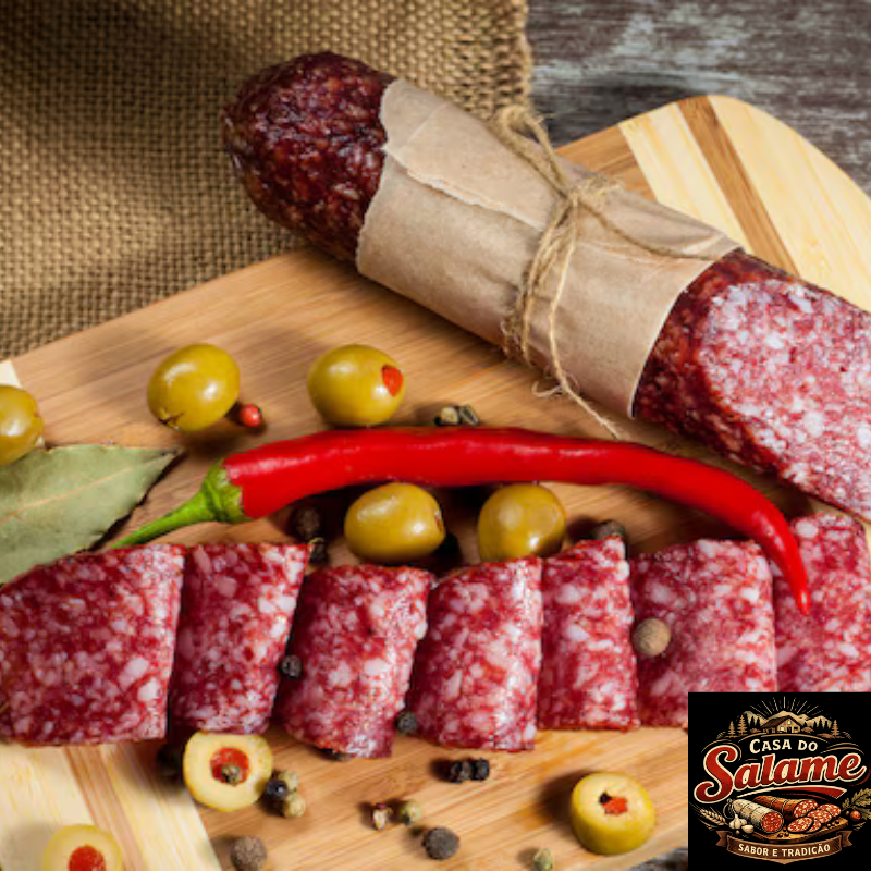 SALAME COM AZEITONA